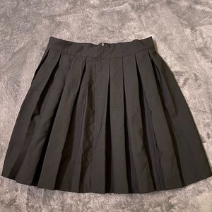 Pleated school girl skirt